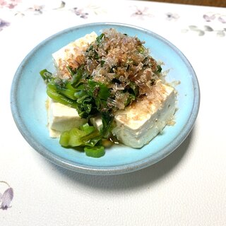 ネバネバ野菜のひんやり豆腐